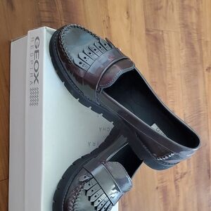 Geox Women's Dark Grey Loafers